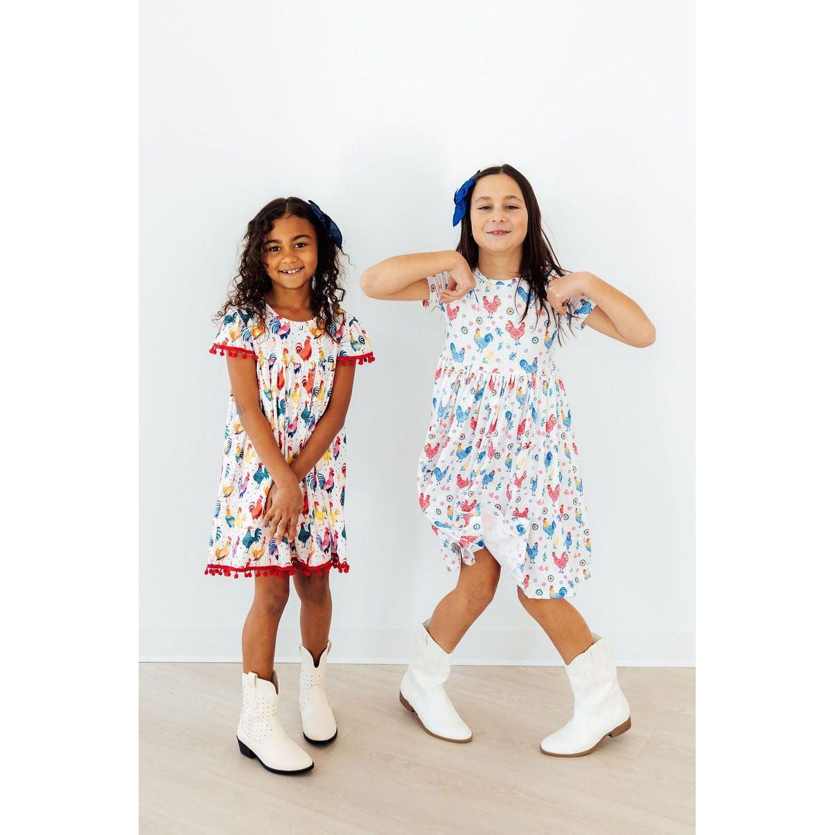 Rooster Pom Pom Dress