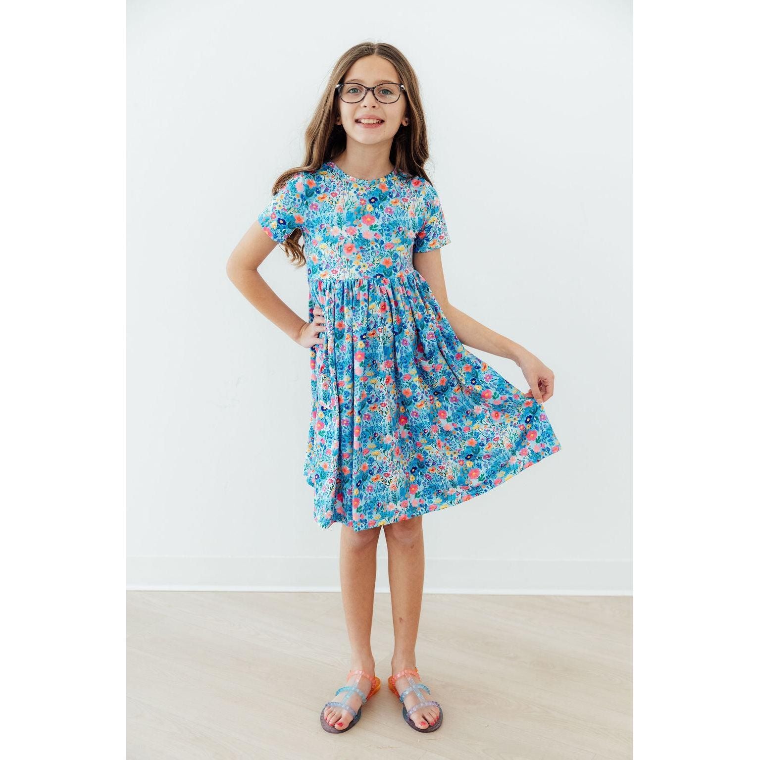 Blooming in Wonderland S/S Pocket Twirl Dress