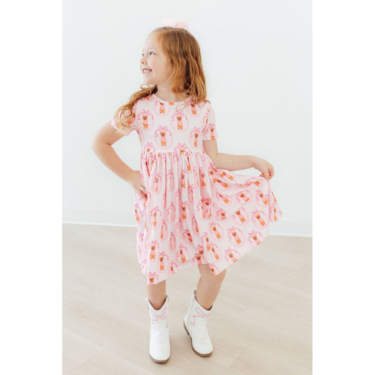 Girl's Best Friend S/S Pocket Twirl Dress