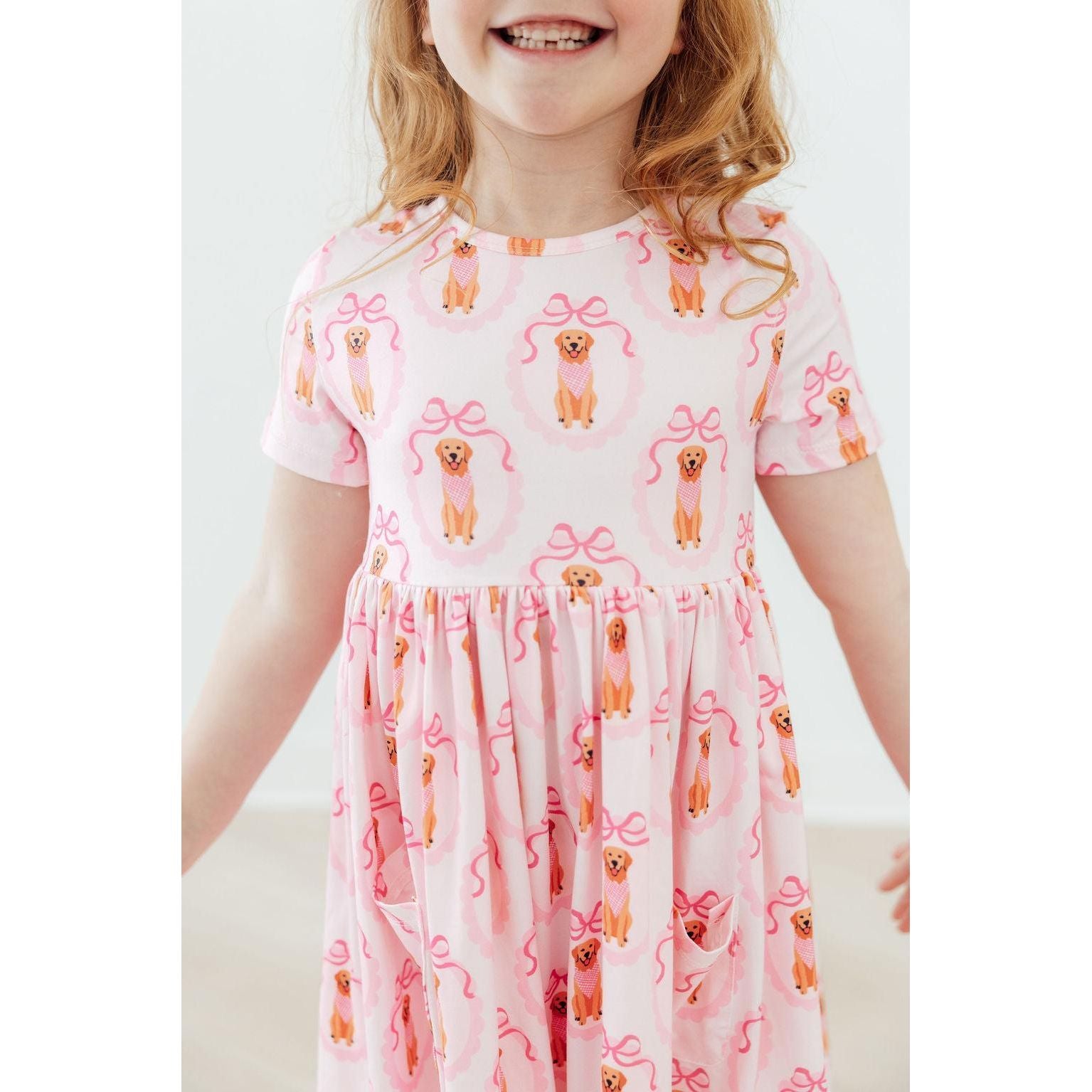 Girl's Best Friend S/S Pocket Twirl Dress