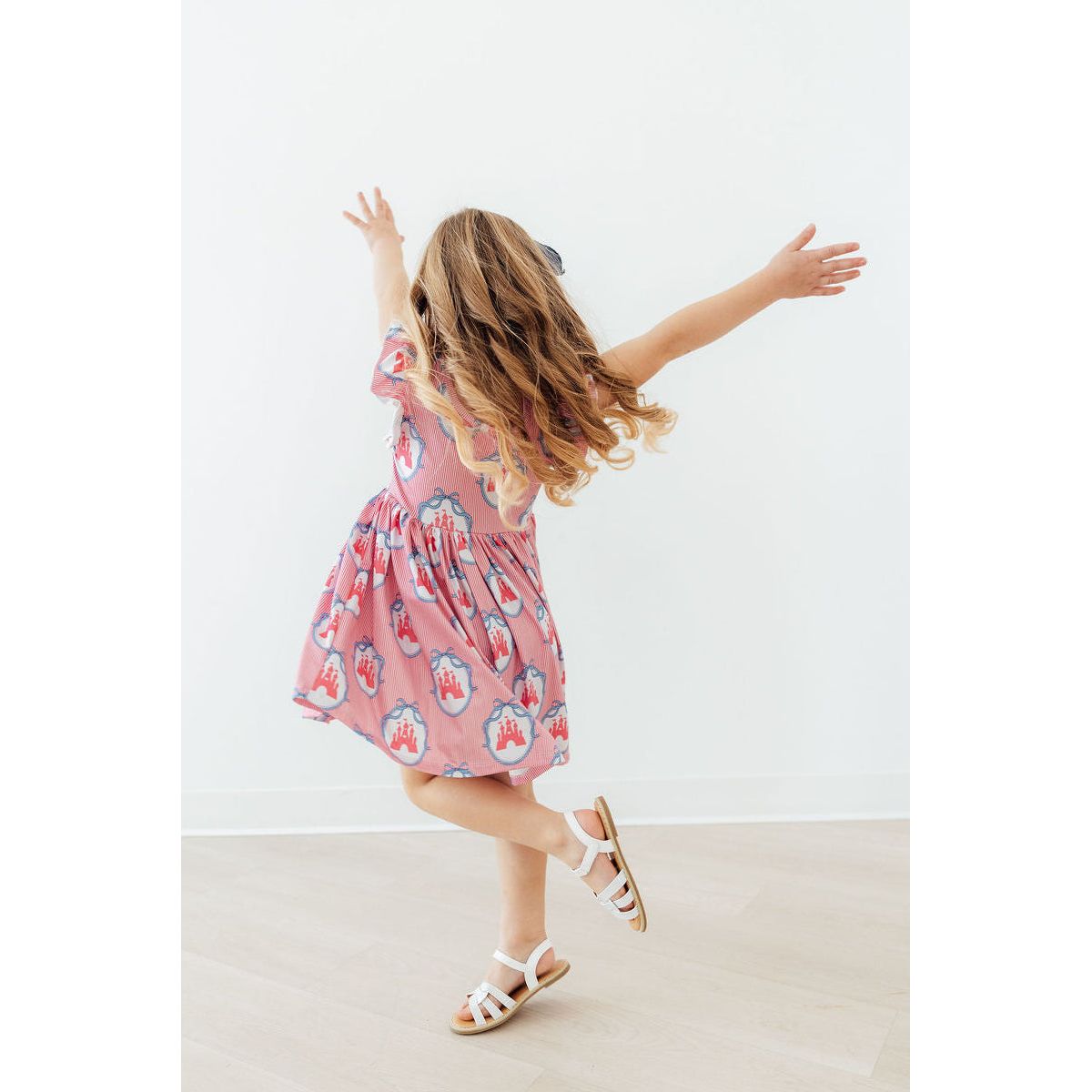 Once Upon a Castle Flutter Sleeve Twirl Dress