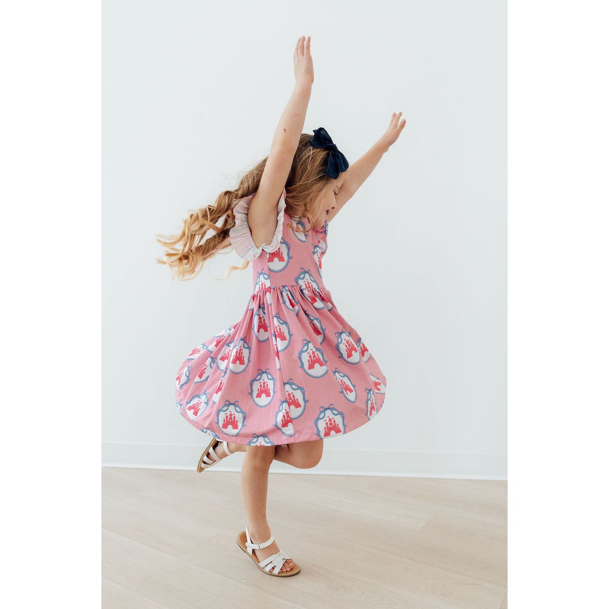 Once Upon a Castle Flutter Sleeve Twirl Dress