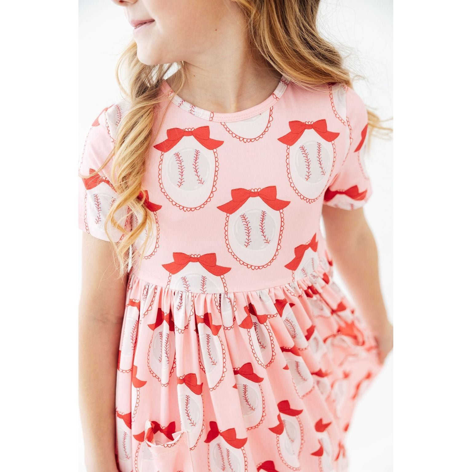 Pitcher Perfect S/S Pocket Twirl Dress
