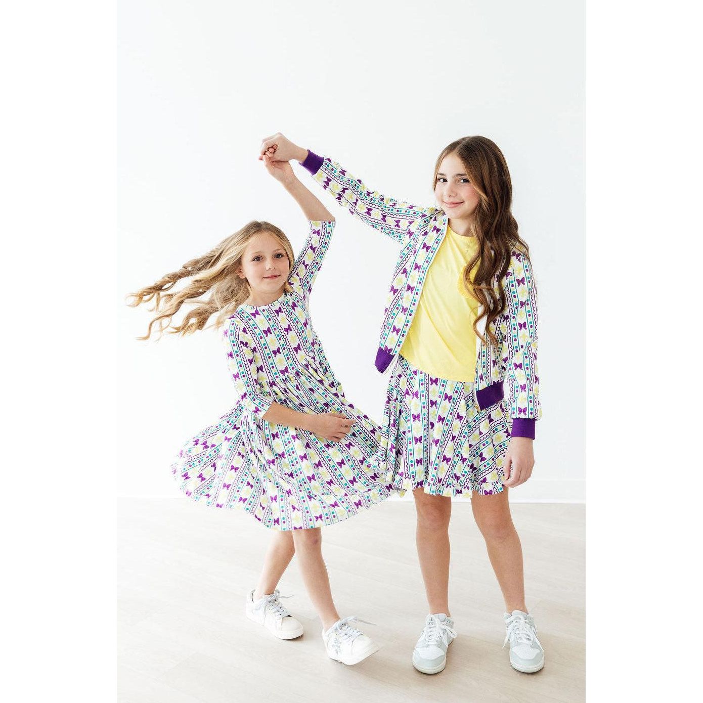 Mardi Gras Ruffle Twirl Skort