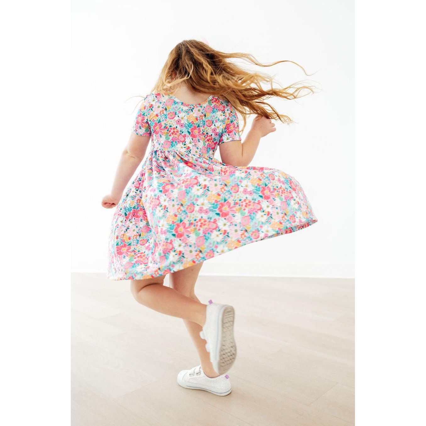 Petal Promises S/S Pocket Twirl Dress