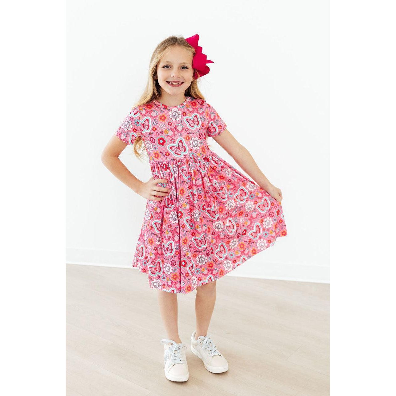 Hippie Sissy S/S Pocket Twirl Dress