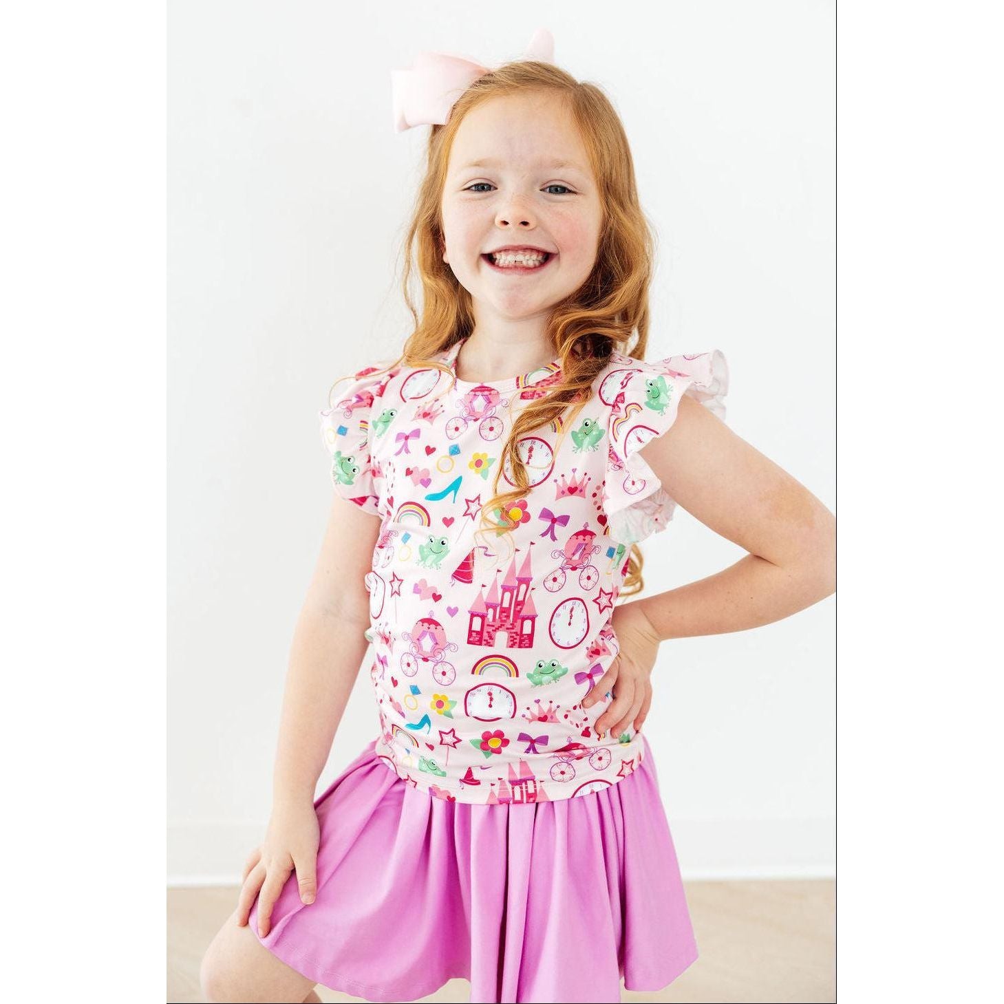 Princess & the Froggie S/S Ruffle Tee