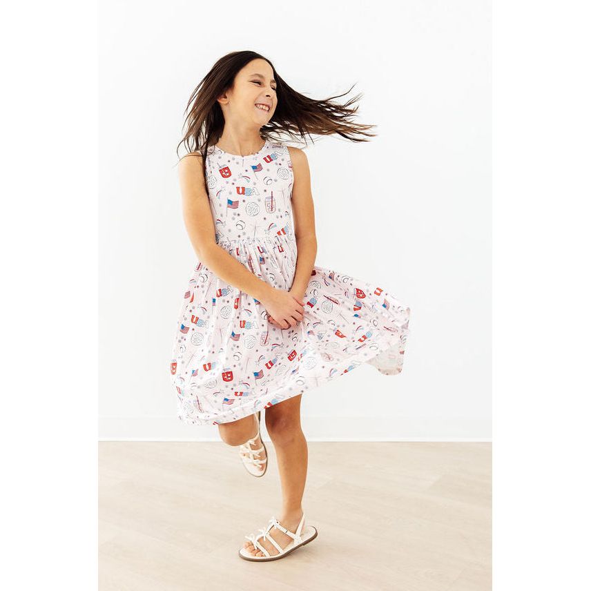 Born in the USA Tank Twirl Dress