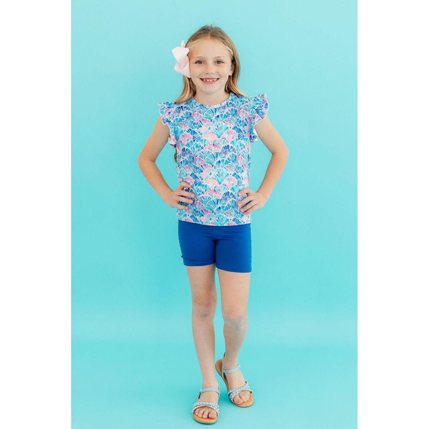 Seaside Shells S/S Ruffle Tee