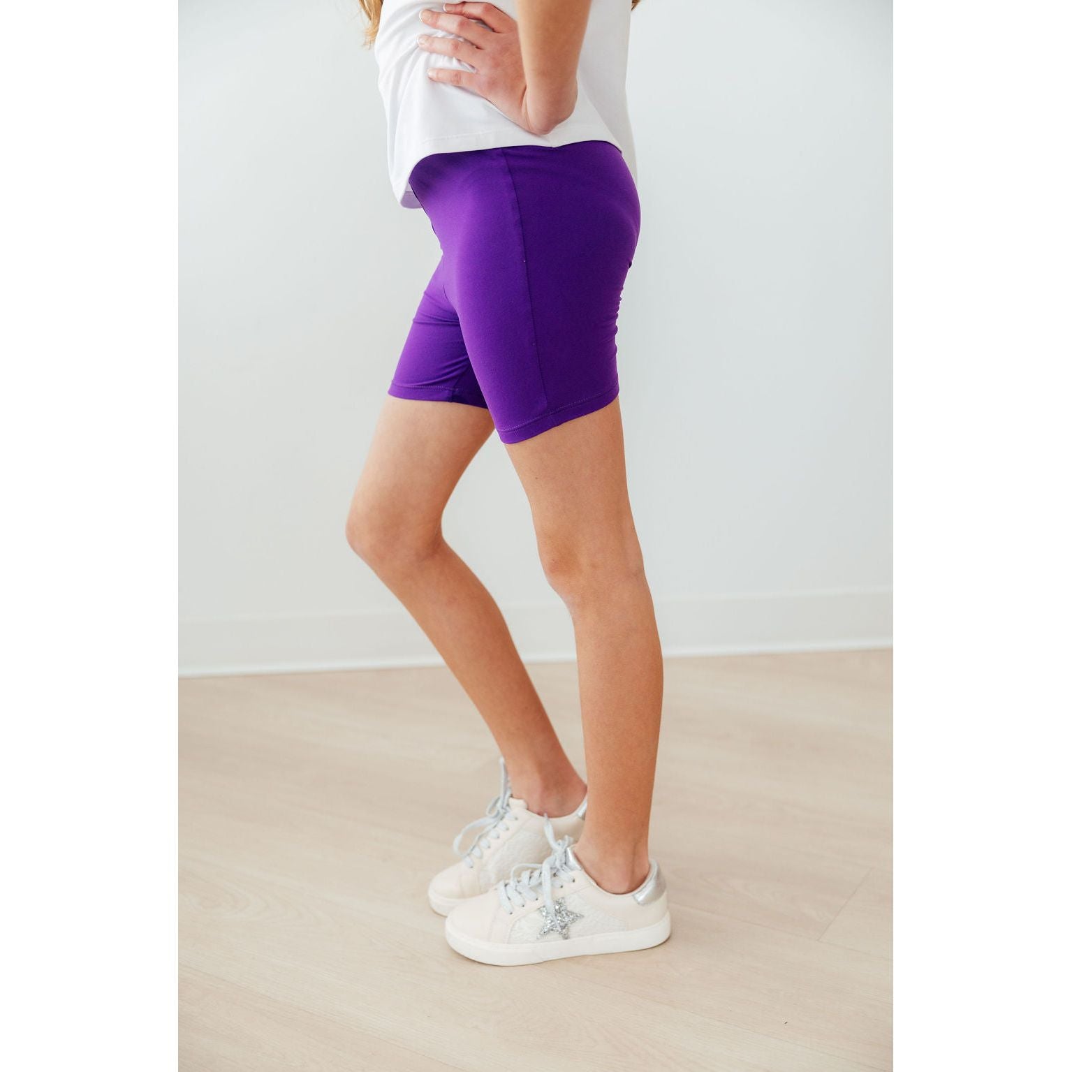 Purple Twirl Shorts
