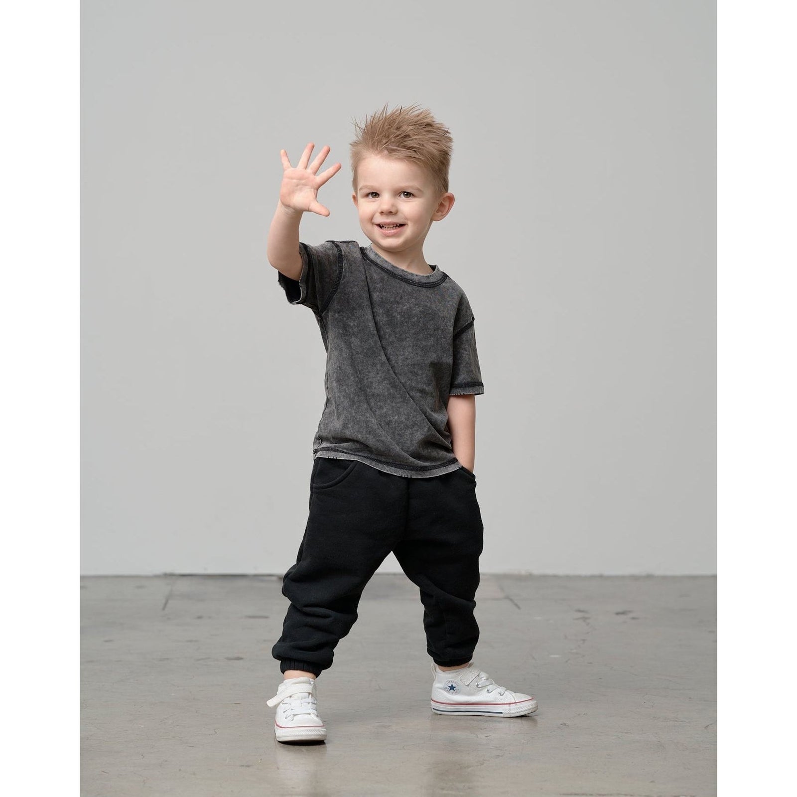 Mineral Wash Tee - Black