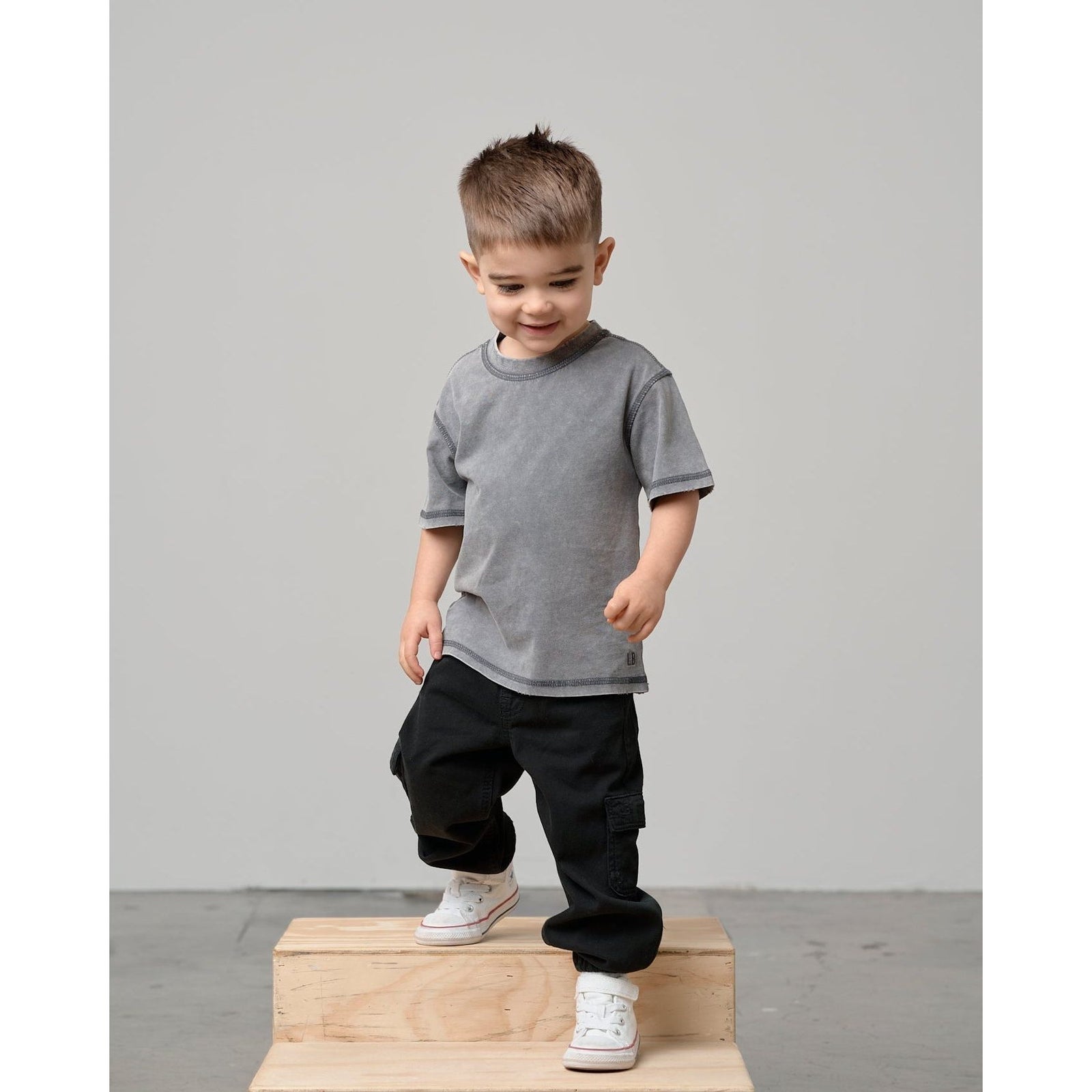 Mineral Wash Tee - Graphite