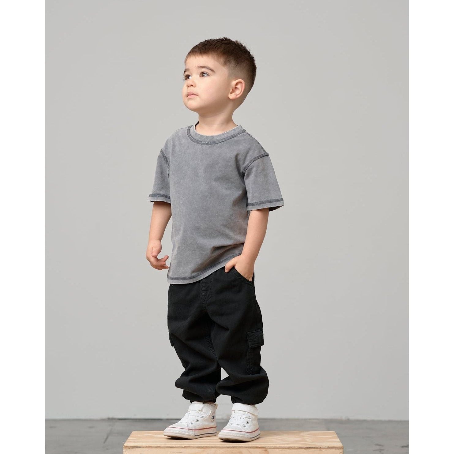 Mineral Wash Tee - Graphite