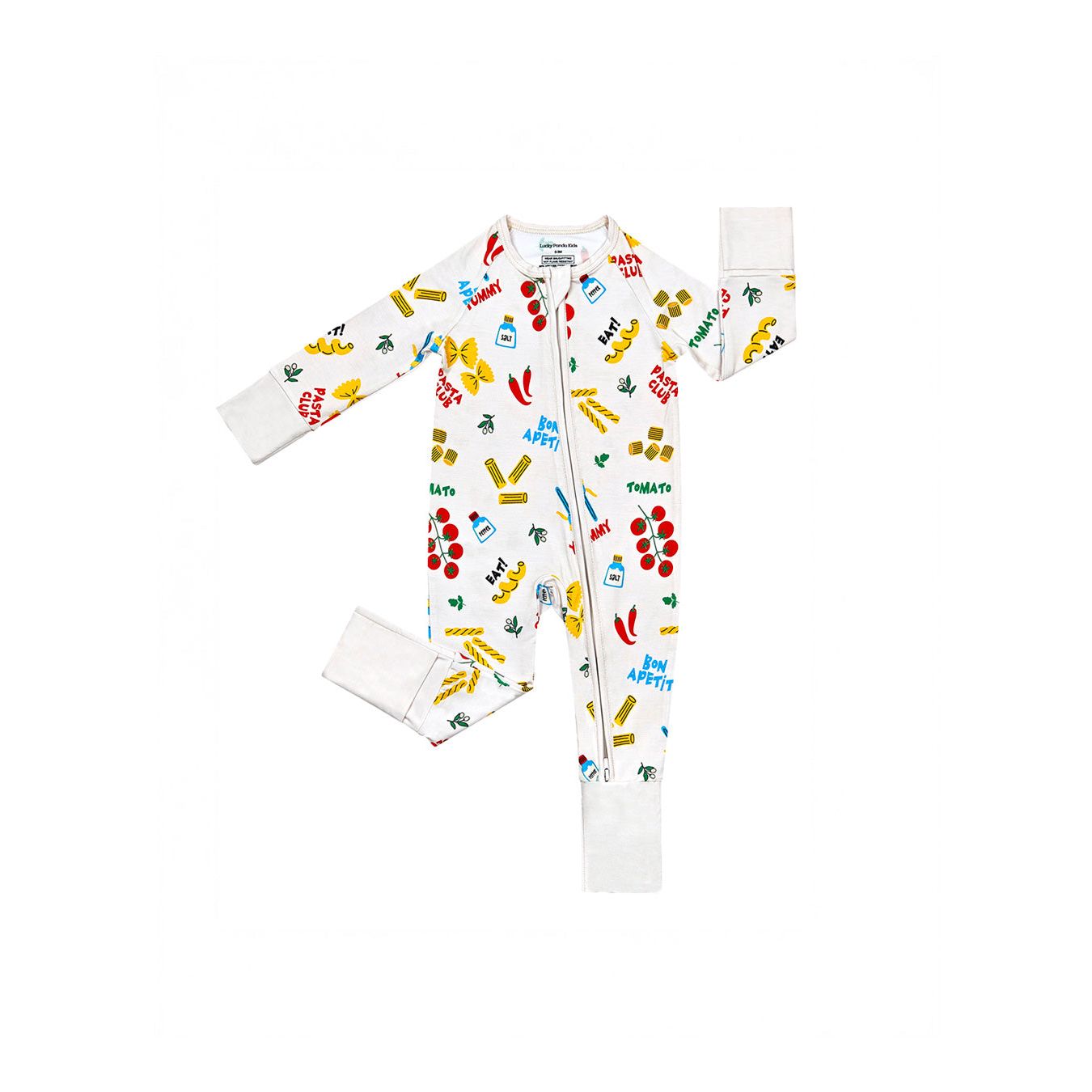 Bamboo Zip Romper | Pasta Club