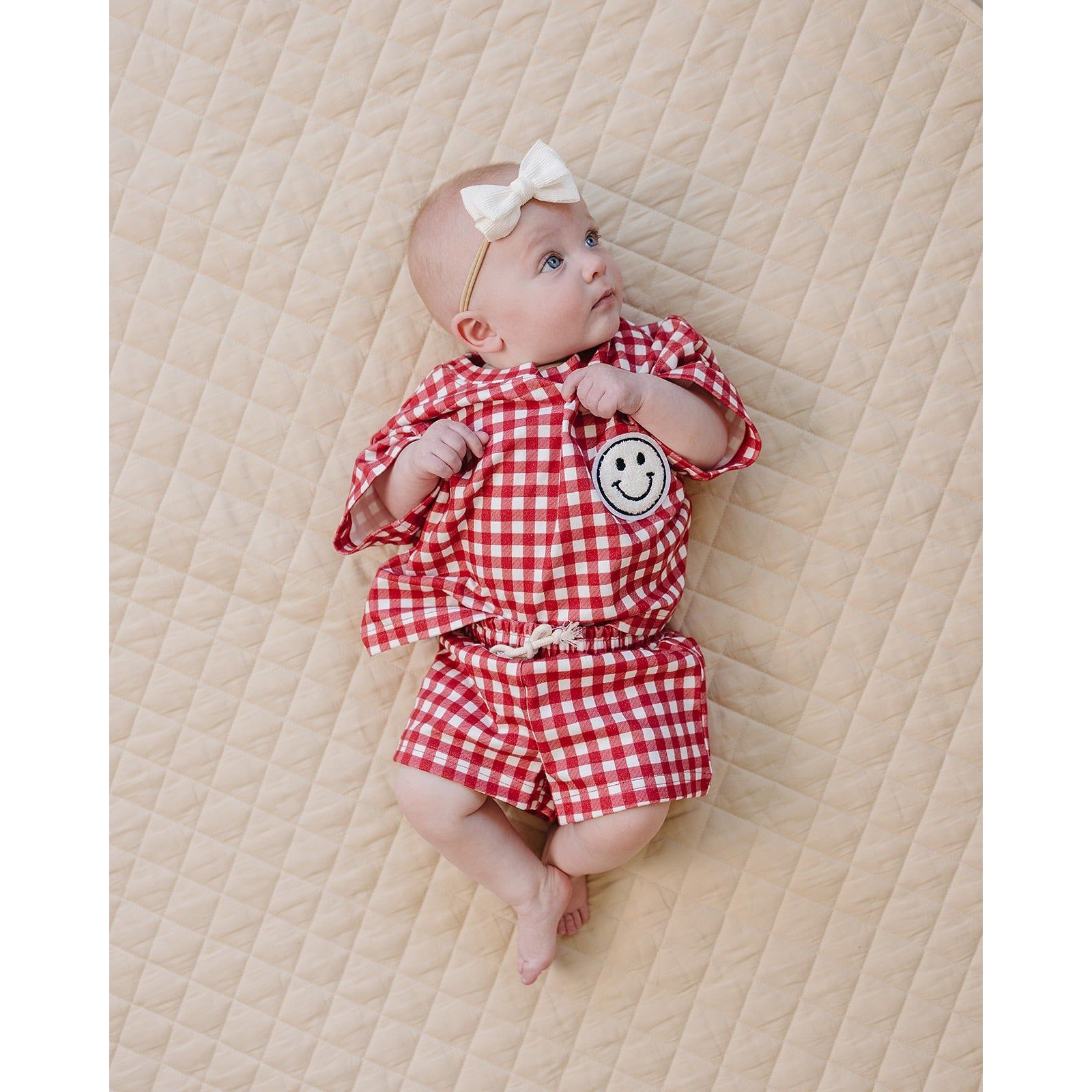 Shorts Set | Red Gingham