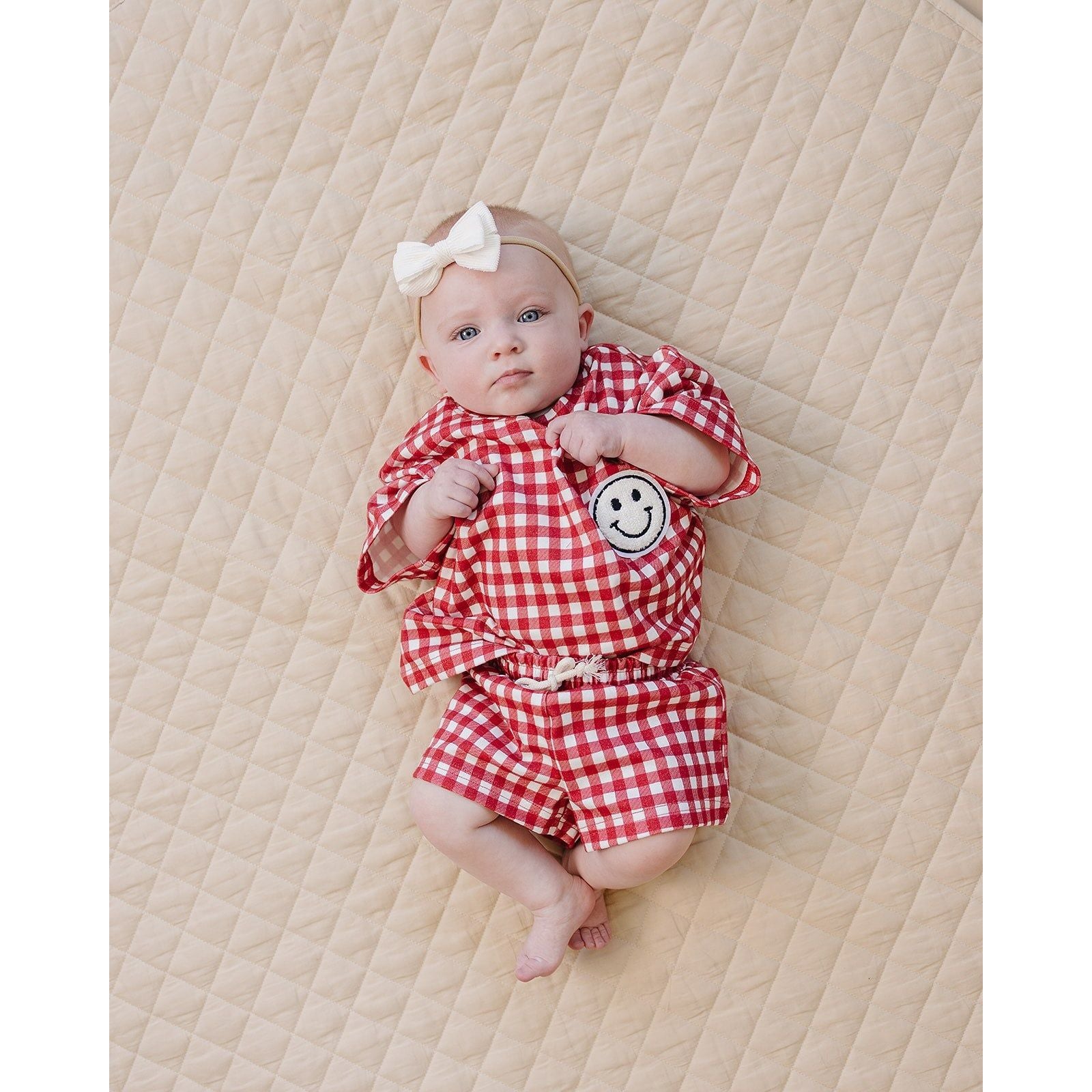 Shorts Set | Red Gingham