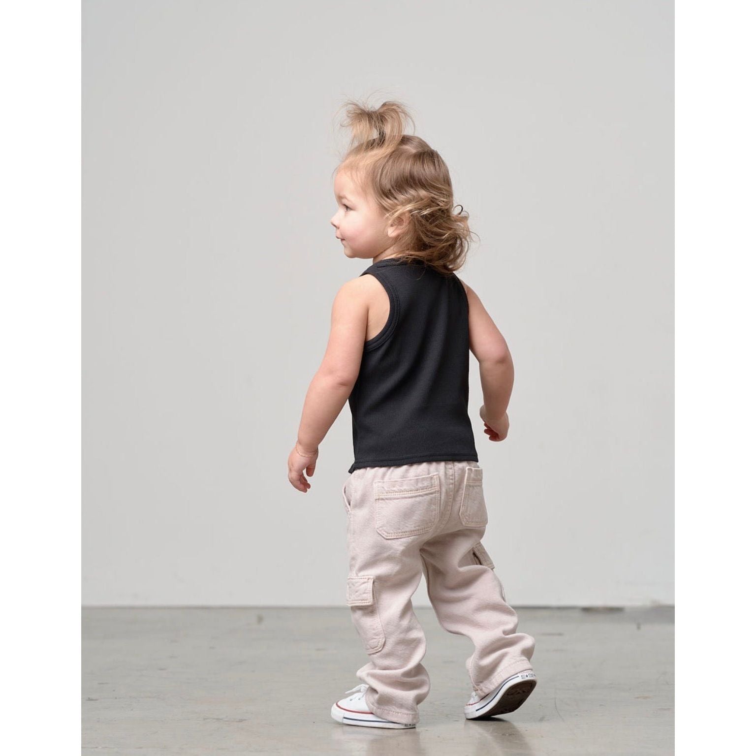 Ribbed Tank - Black