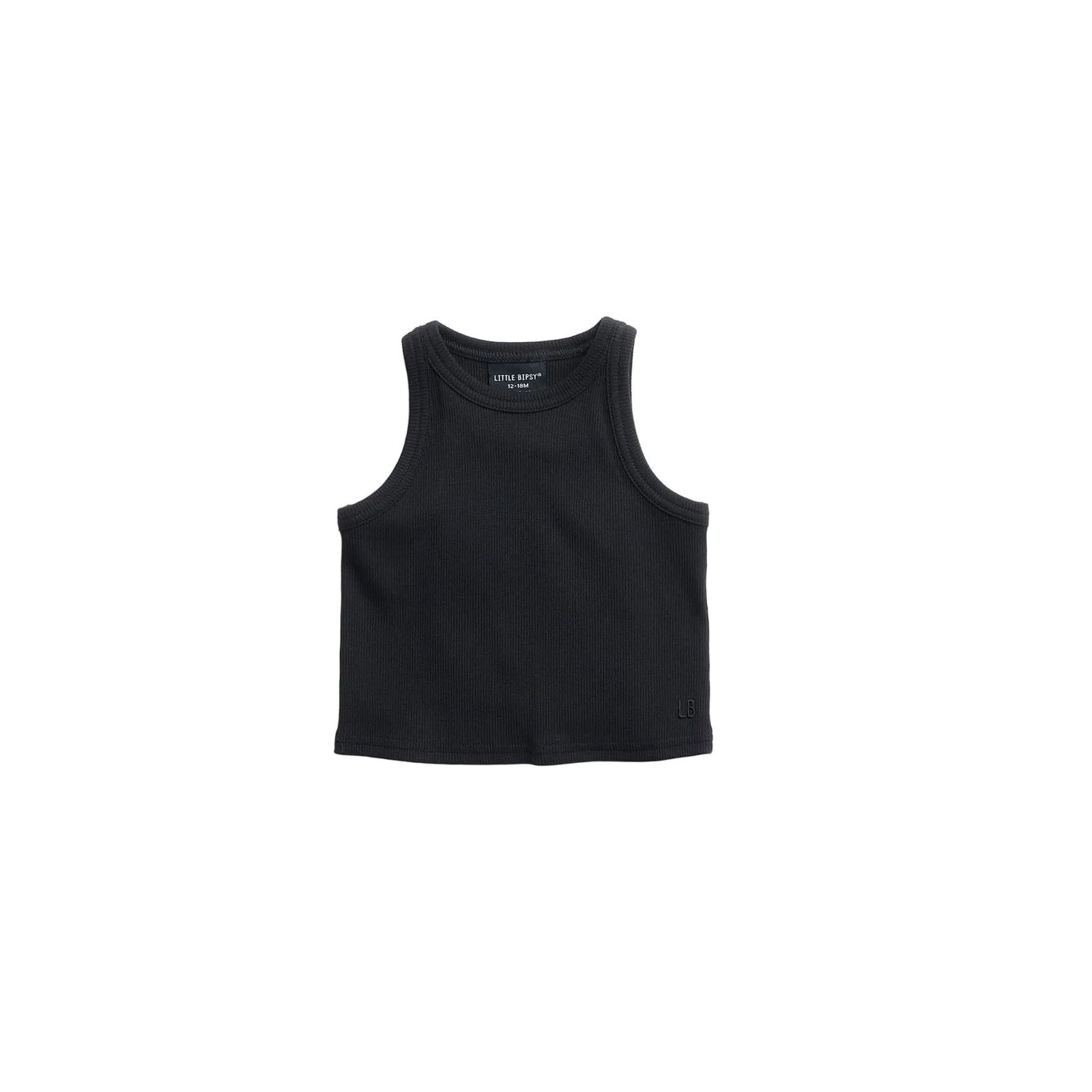 Ribbed Tank - Black
