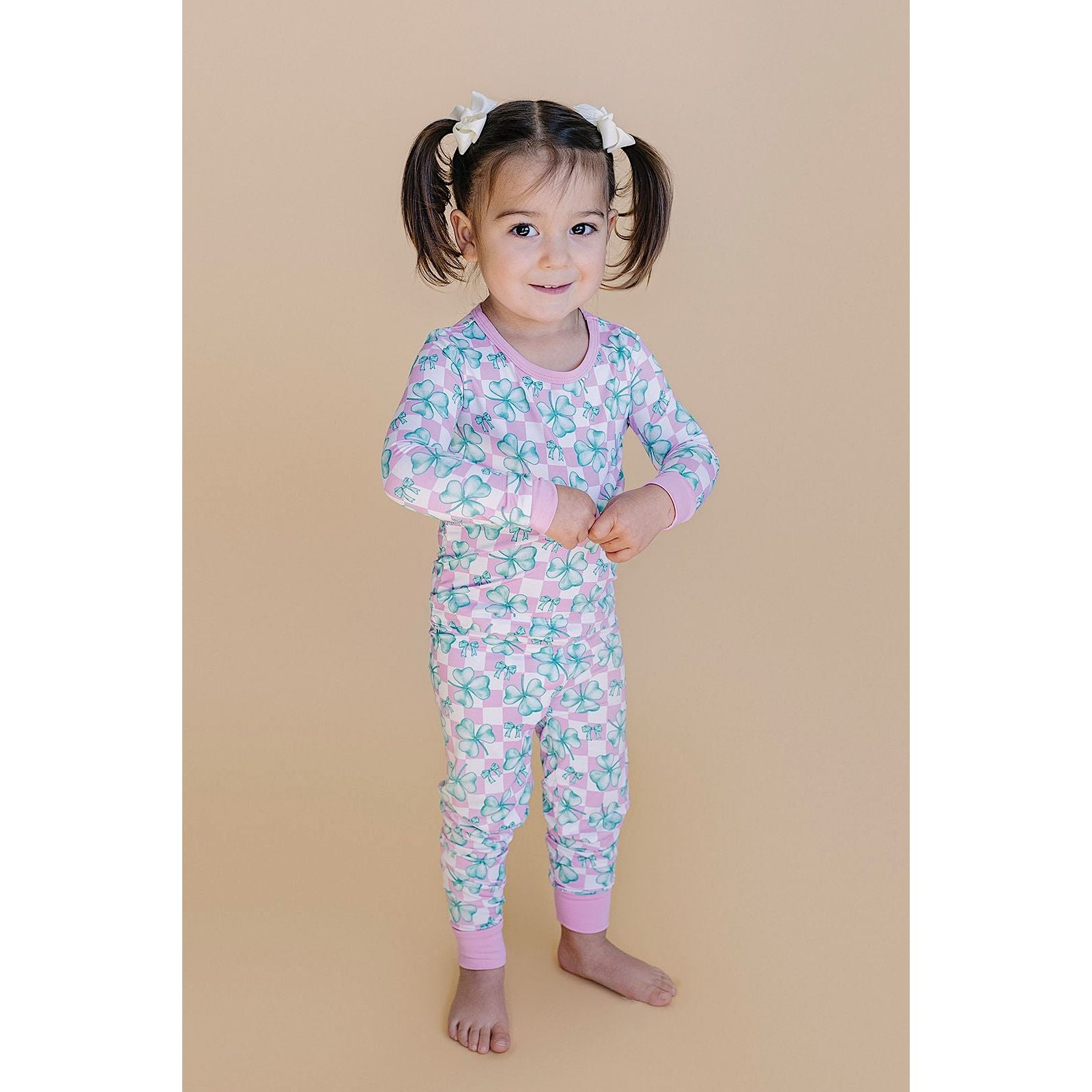 Bamboo Two Piece Set | Shamrock & Bows