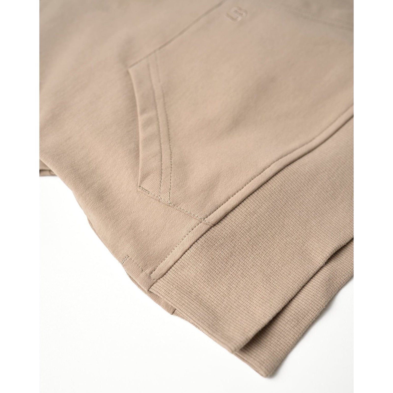 Short Sleeve Hoodie - Driftwood