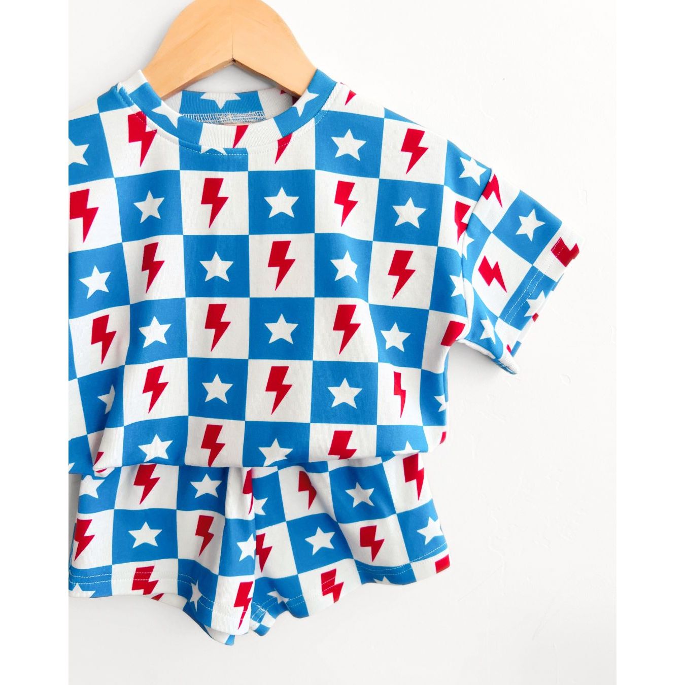 Shorts Set | Checks & Stars