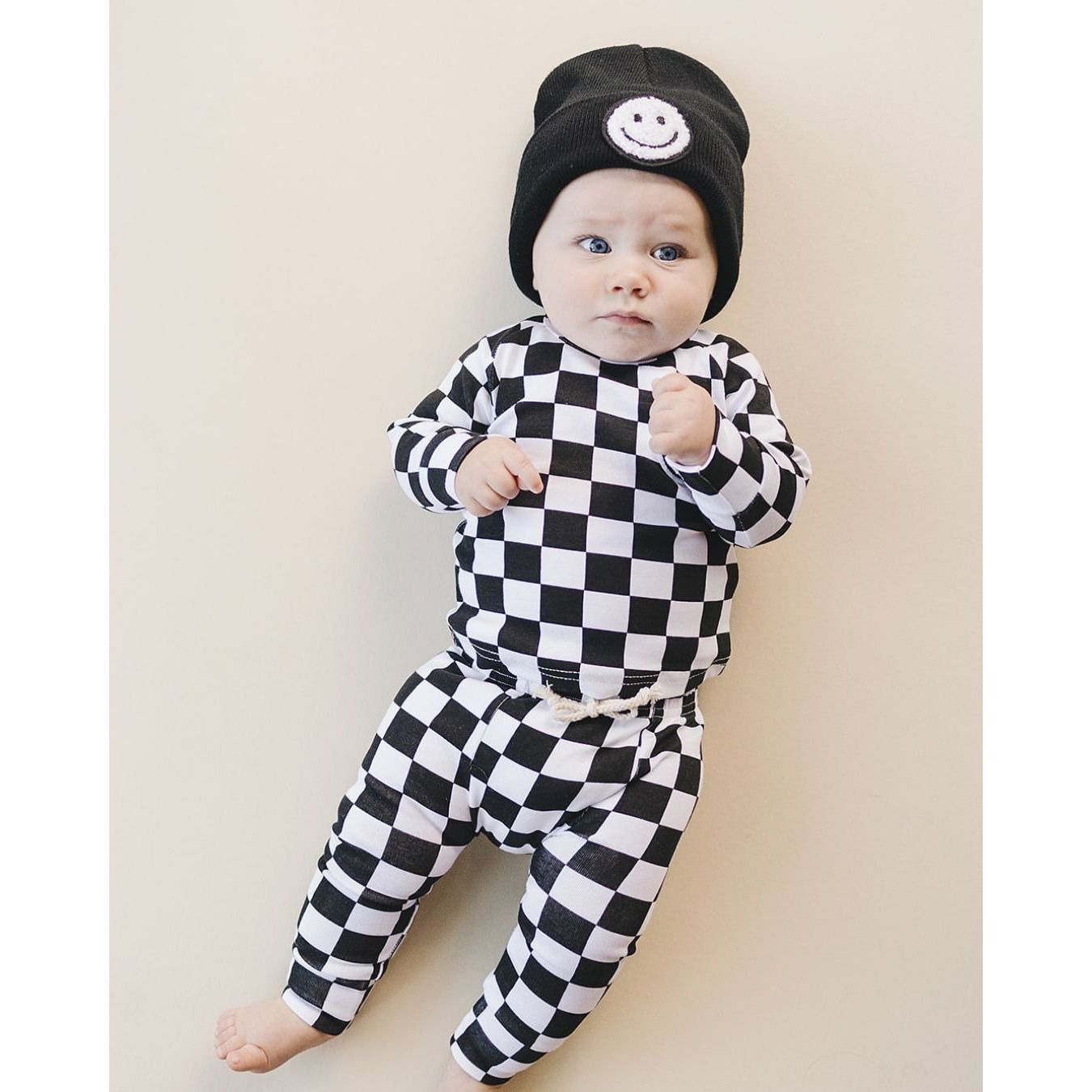 Smiley Beanie | Black