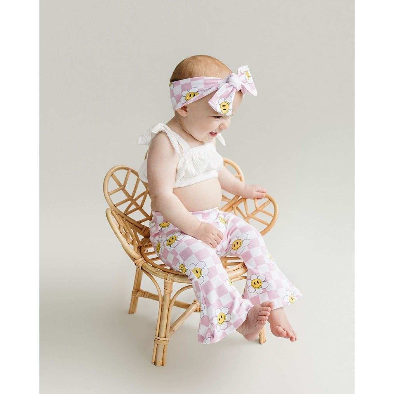 Smiley Daisy Headband