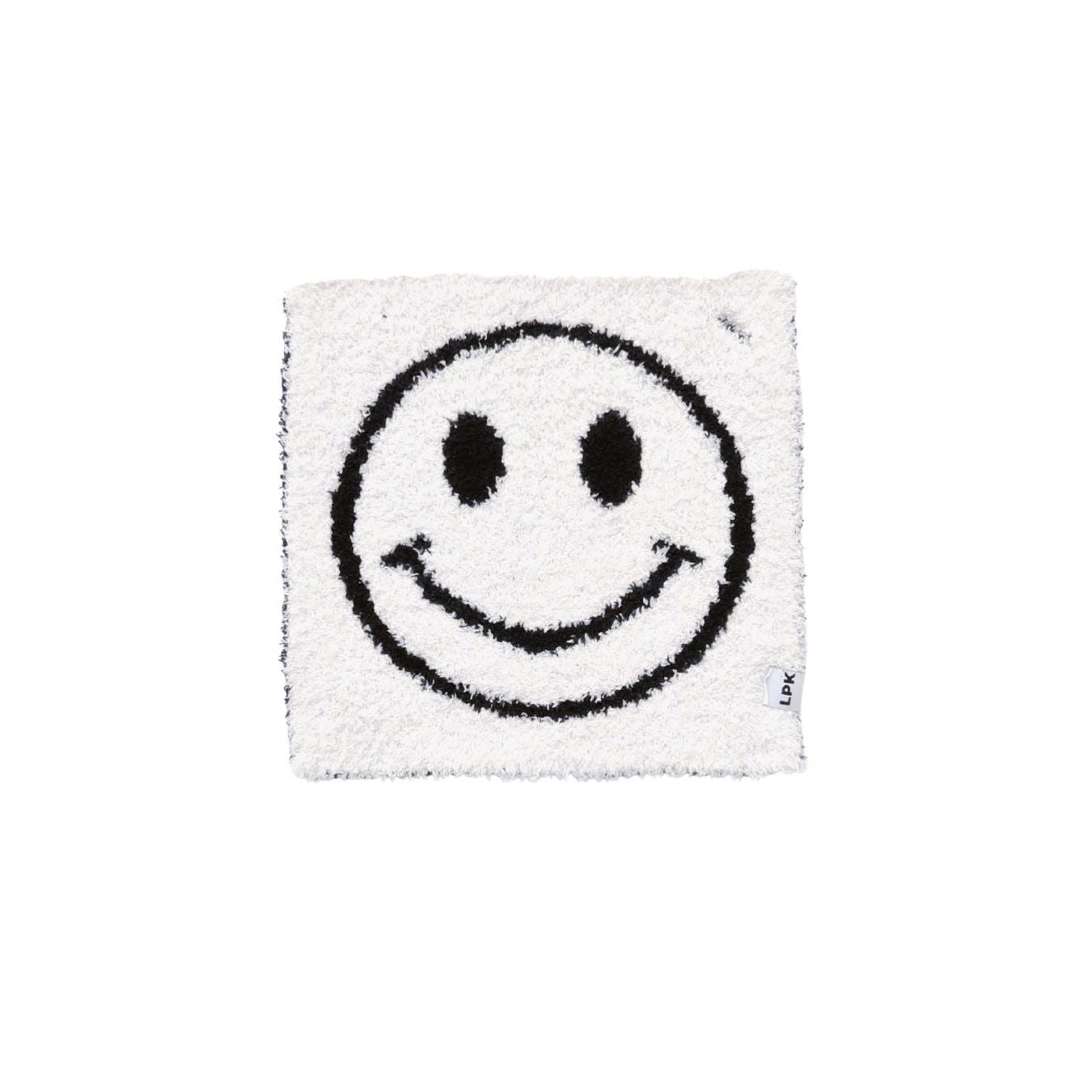 Smiley Plush Lovey | Black