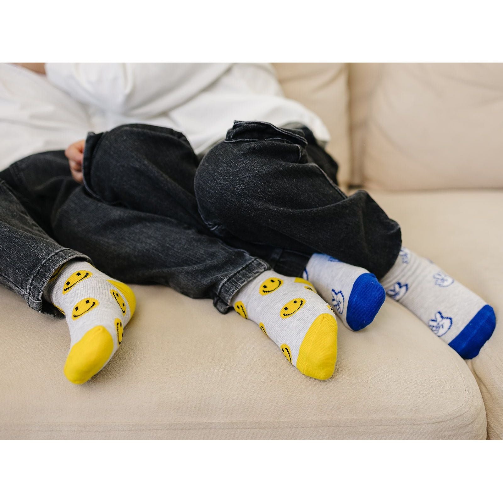 Smiley/Peace Socks 2 Pack