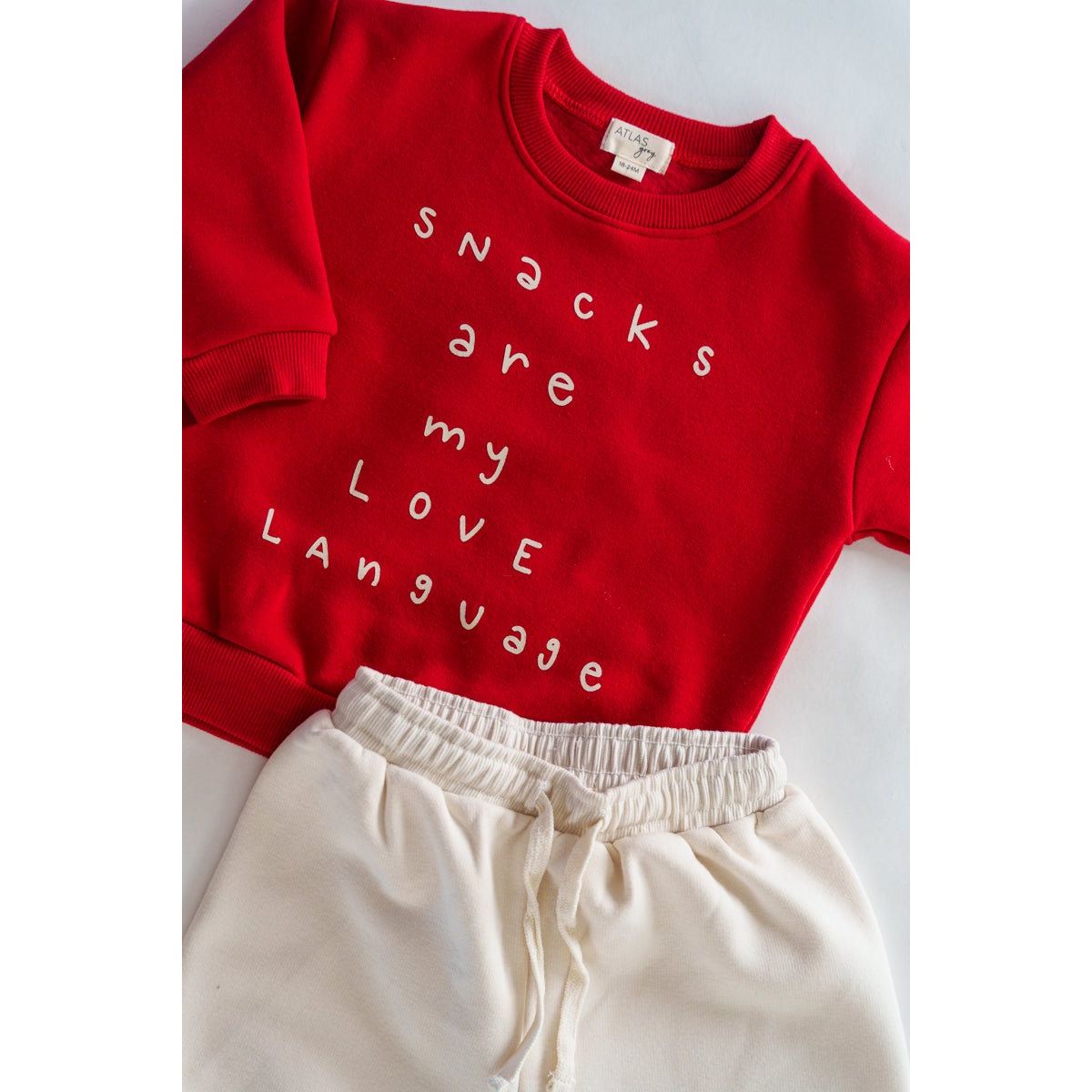 Snacks are my Love Language Crewneck