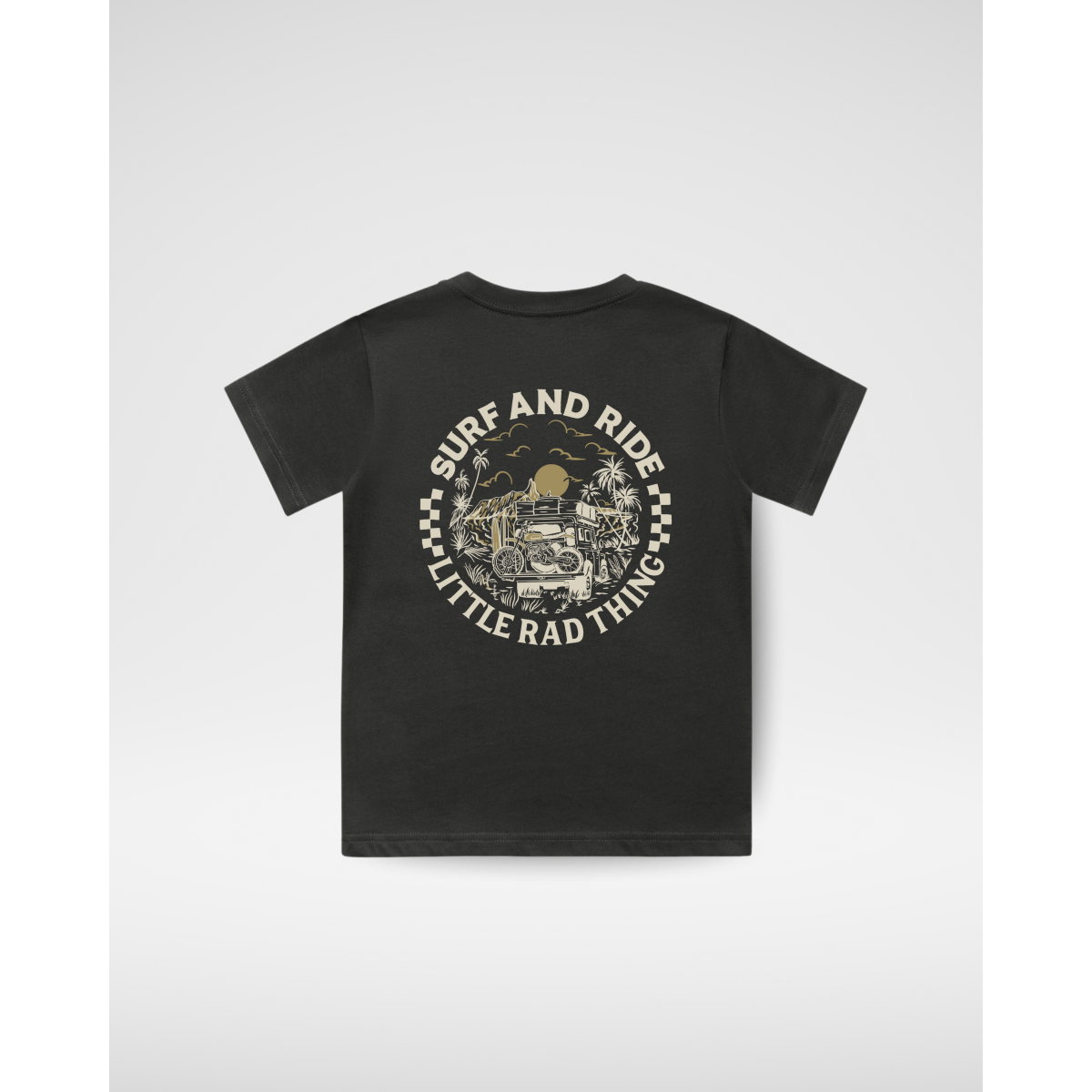 SURF N RIDE TEE - COAL