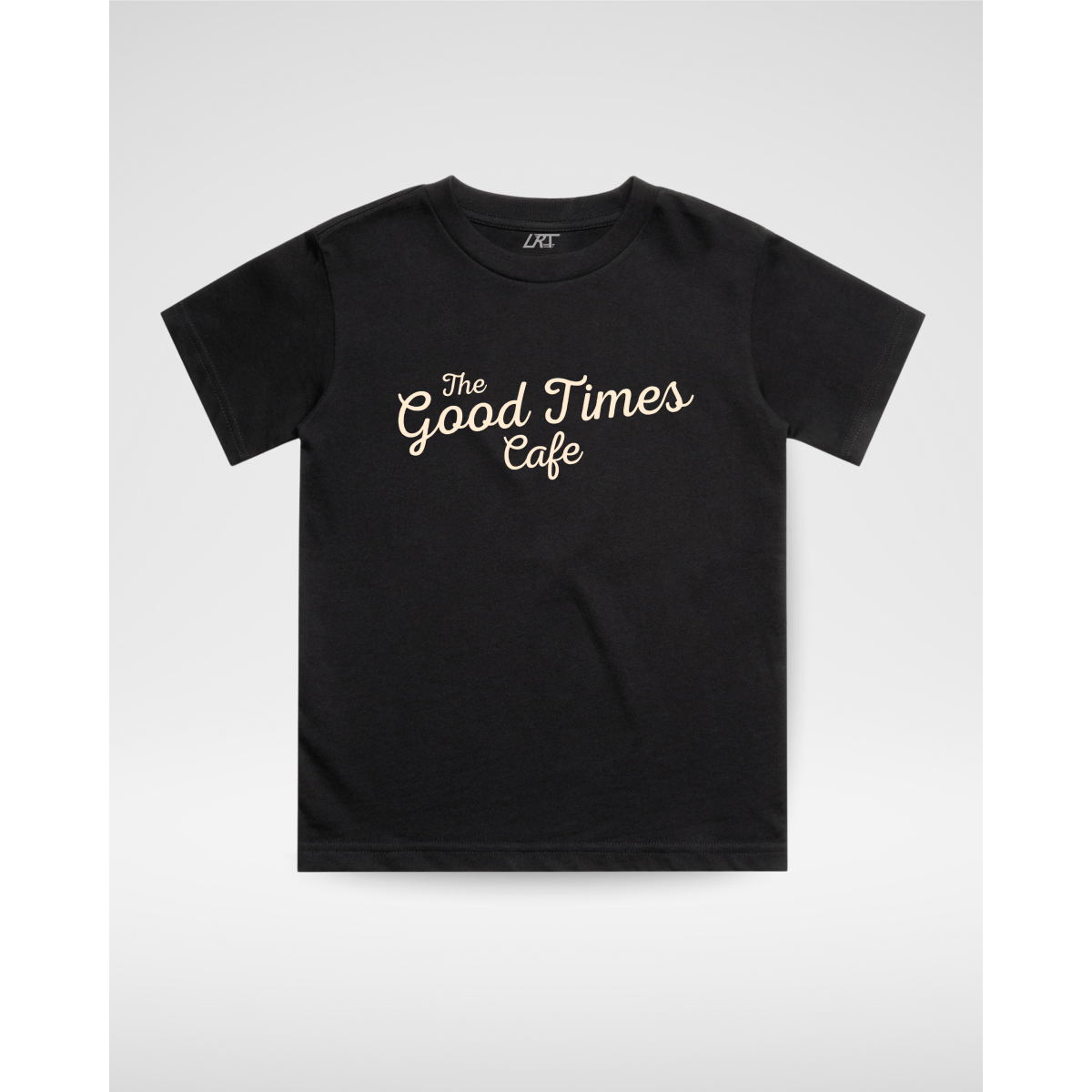 THE GOOD TIMES CAFE TEE - BLACK
