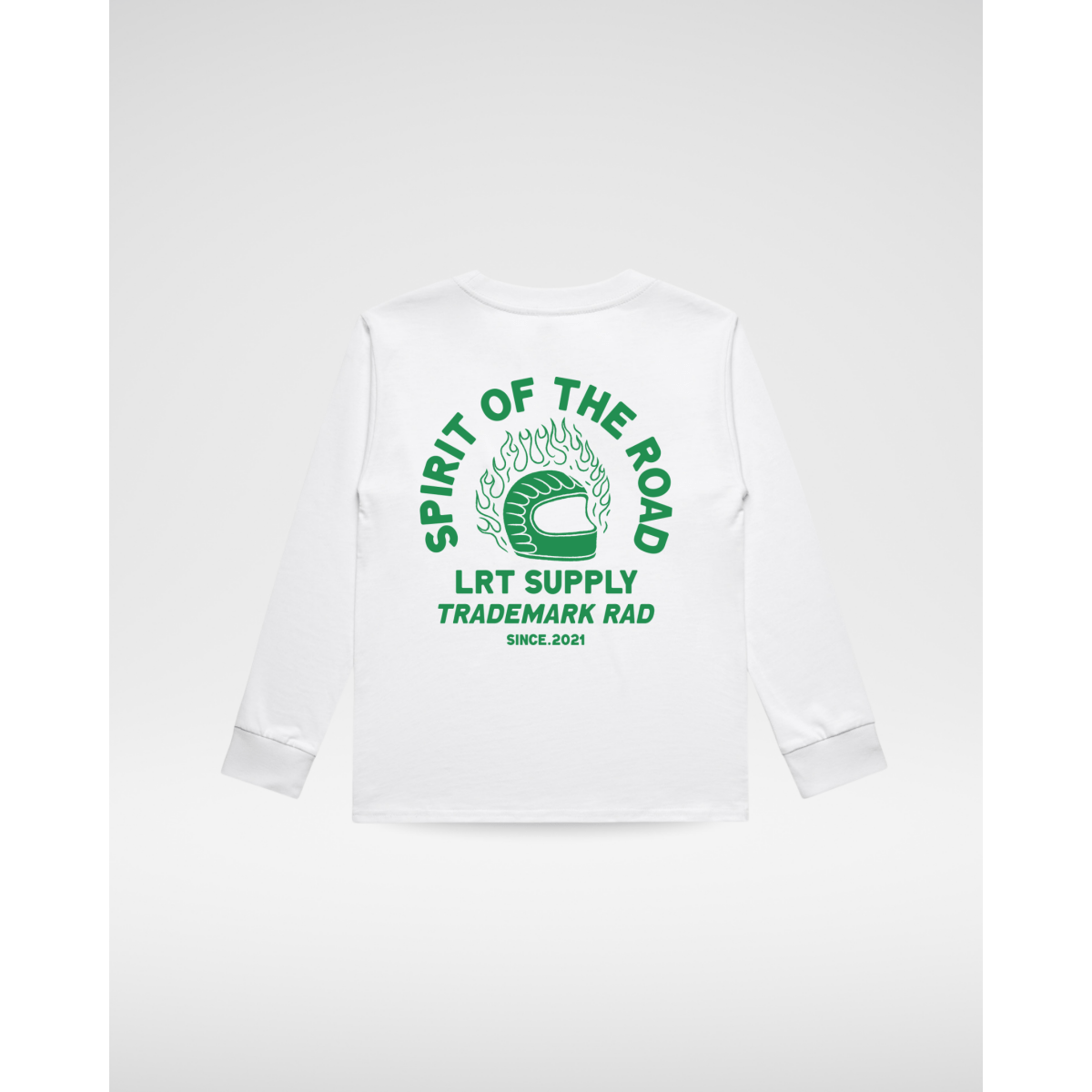 THE SPIRIT RIDER LONG SLEEVE TEE - WHITE