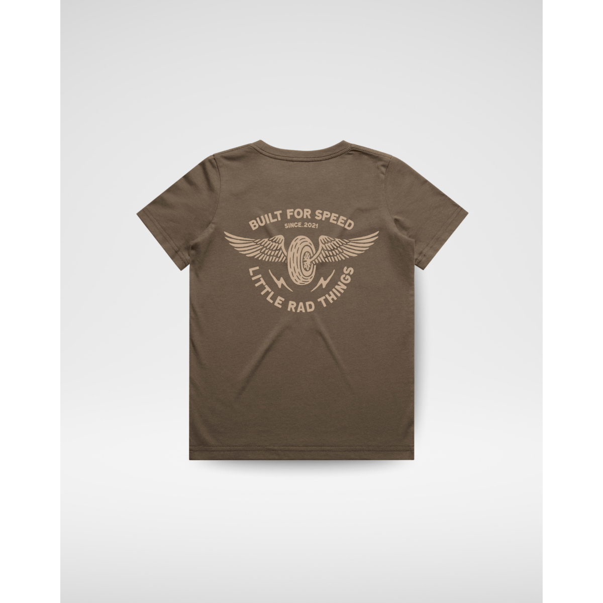 THE WINGED MECHANIC TEE - BROWN
