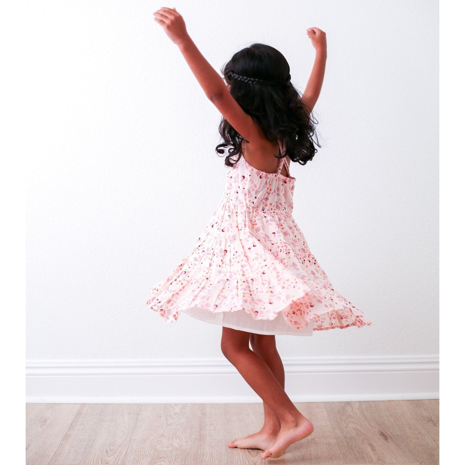 Tiana Pink Floral Dress