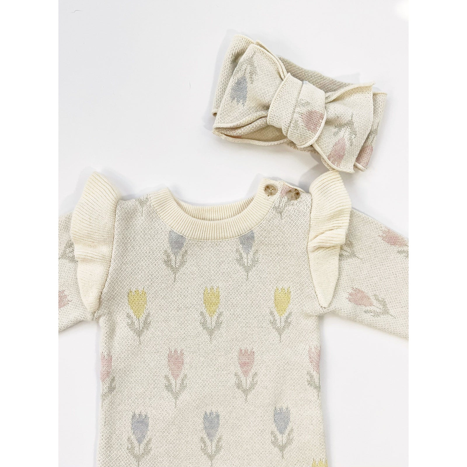 Luna + Luca Tulip Jacquard Jumpsuit