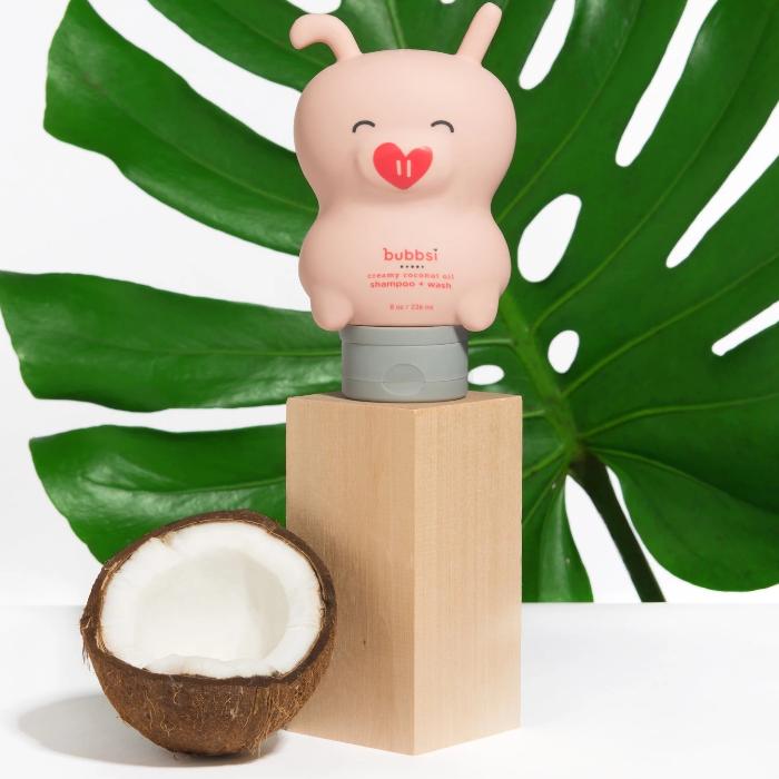 bubbsi coconut oil shampoo + wash
