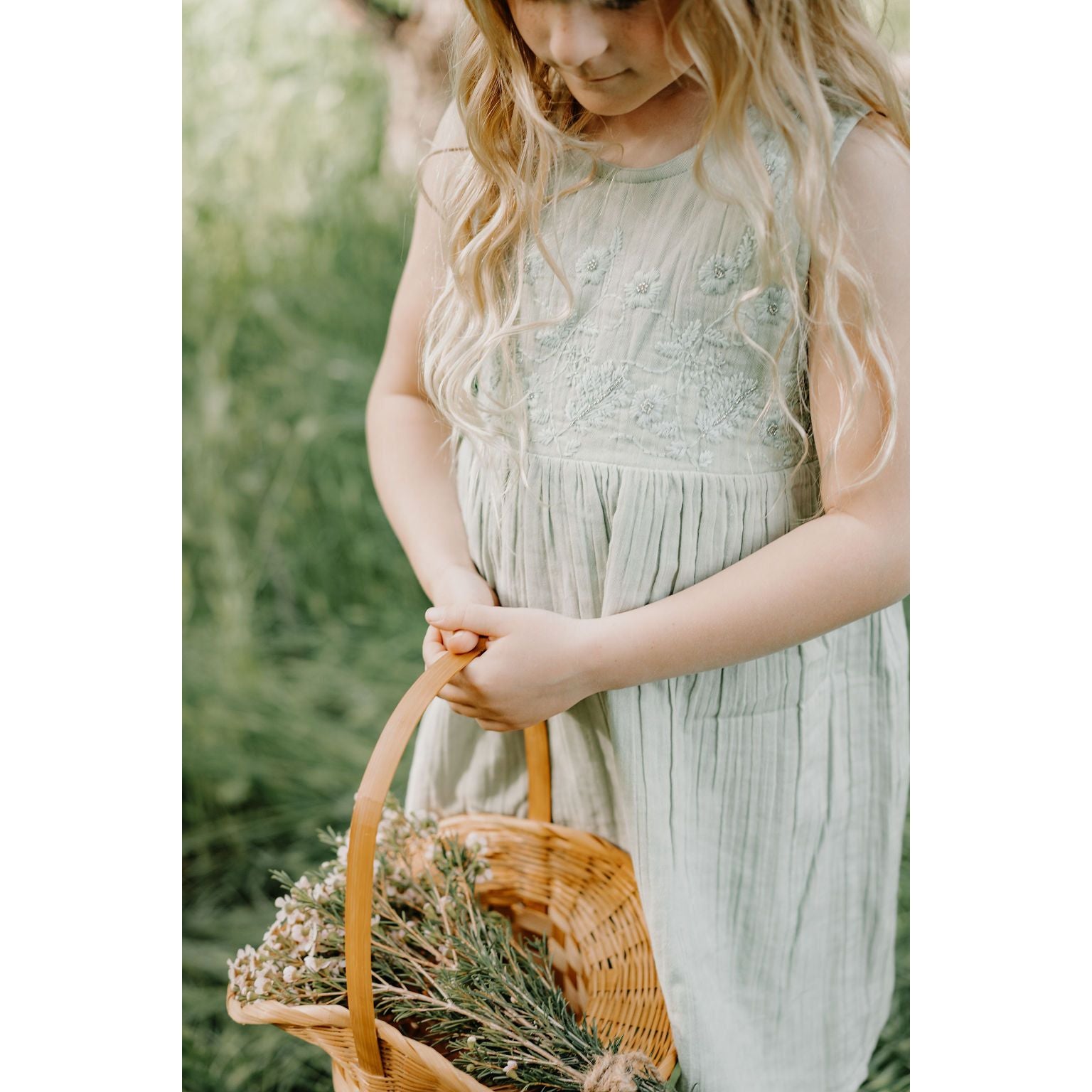 farrah dress in sage