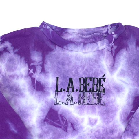 L.A. BEBÉ tie dye sweatshirt