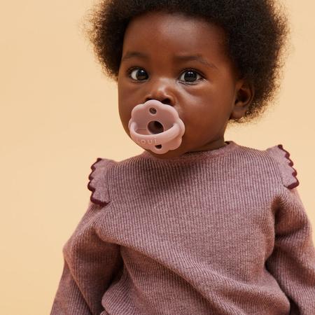 scallop pacifier in fig