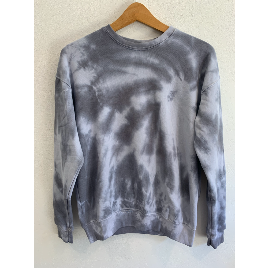 hand embroidered custom tie dye adult sweatshirt