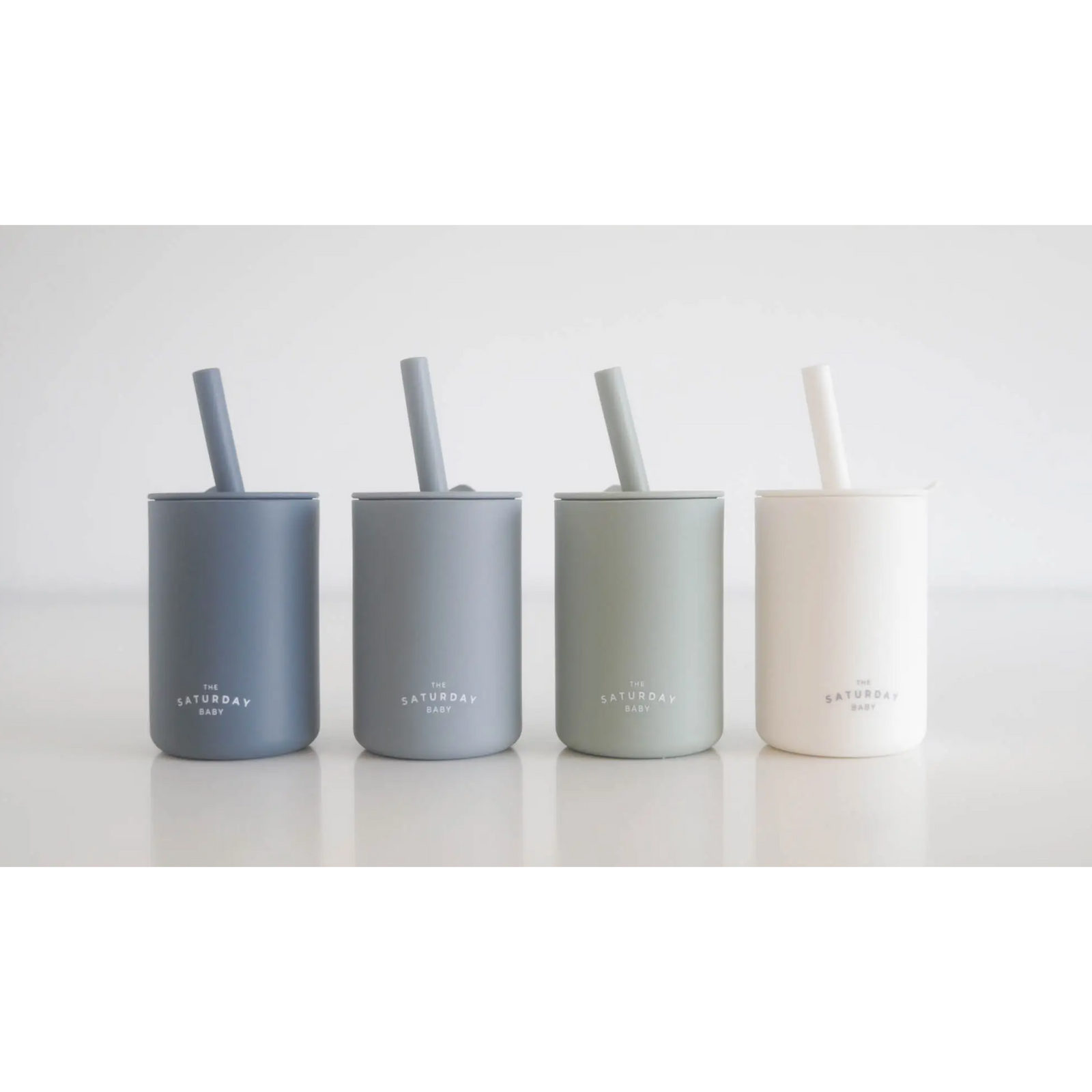 silicone straw cup in lilac