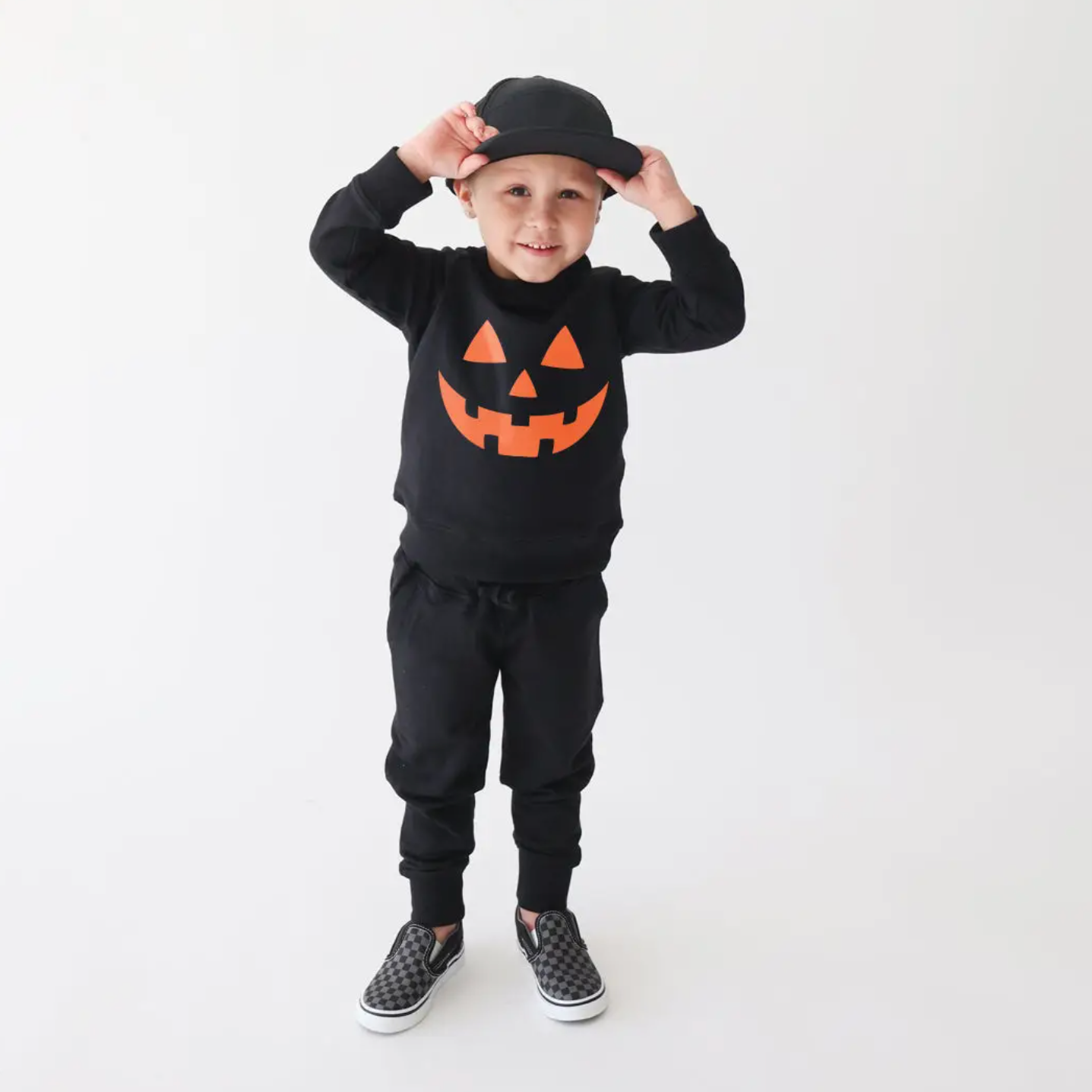 "jack o lantern" halloween raglan sweatshirt