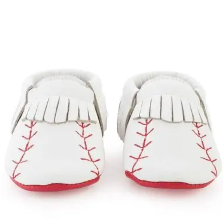 home run leather baby moccasins