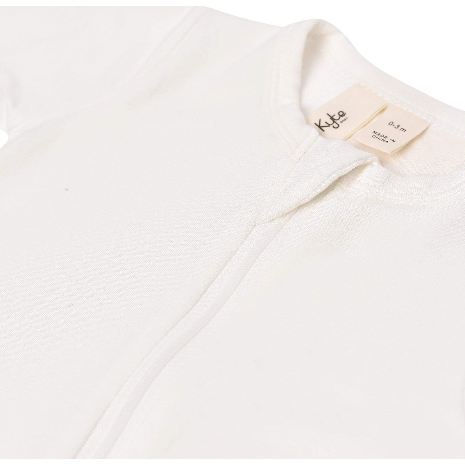 zippered footie | cloud