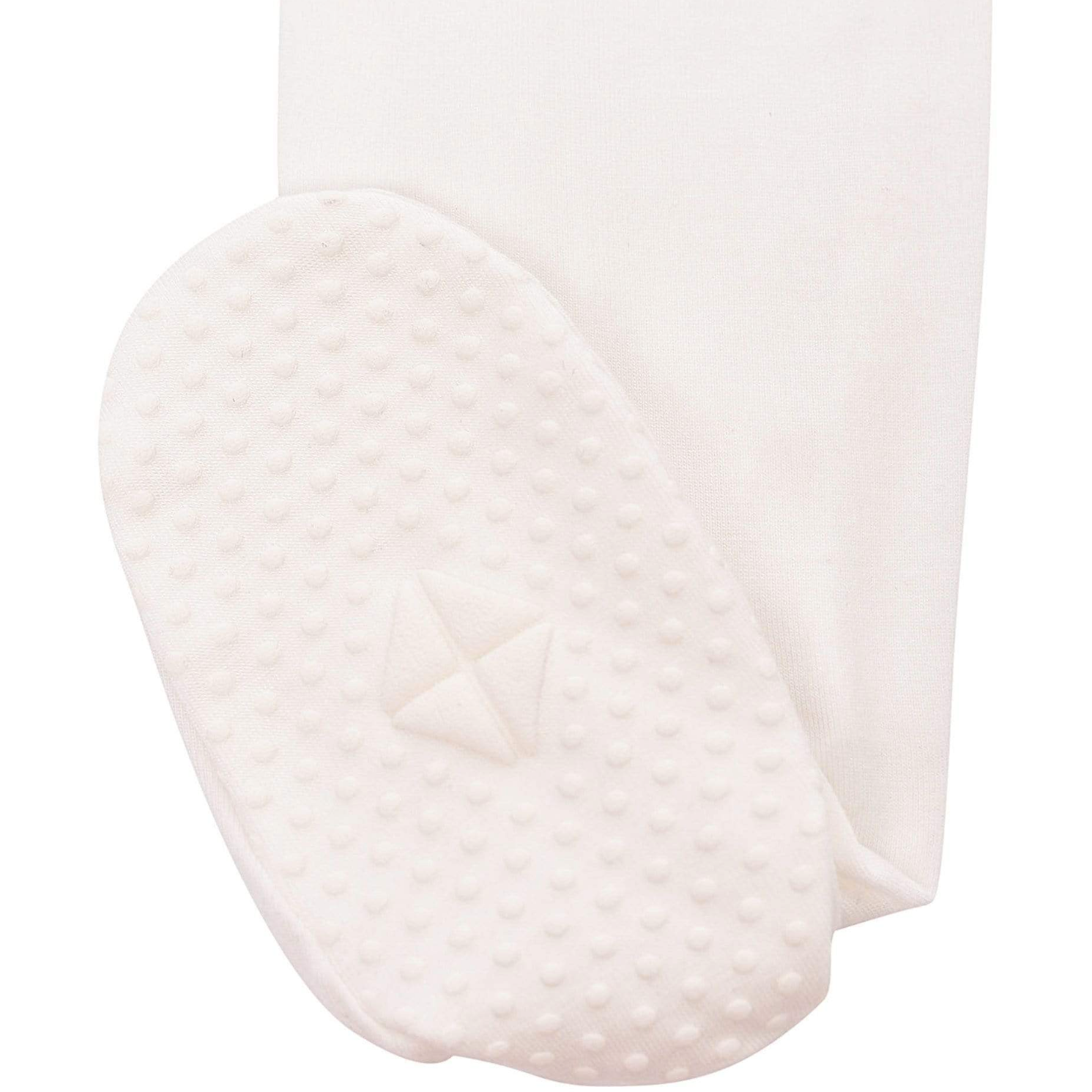 zippered footie | cloud