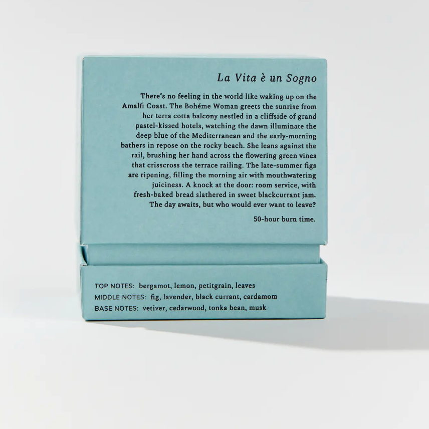 amalfi scented candle