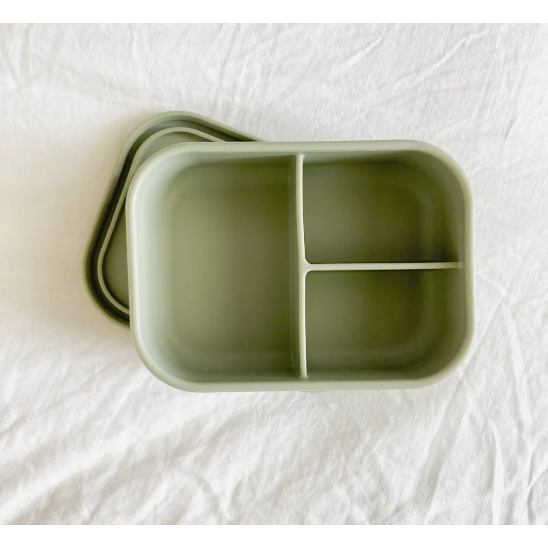 silicone bento box | sage