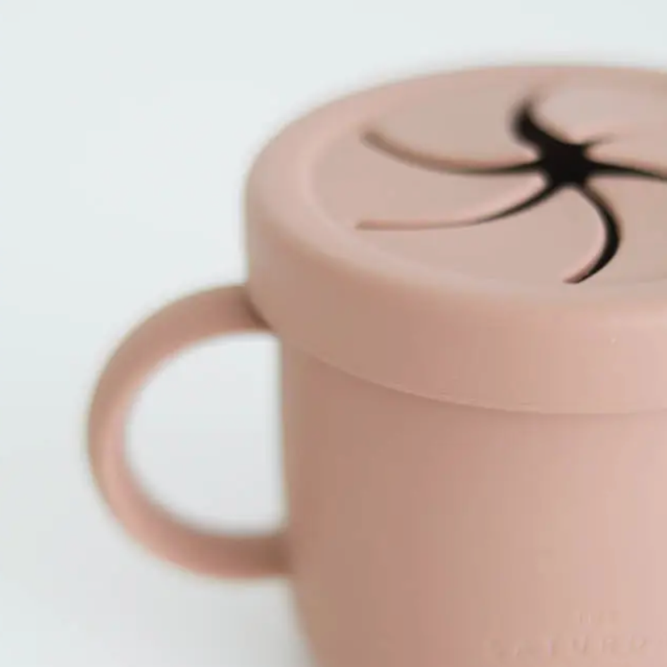 silicone snack cup | coral