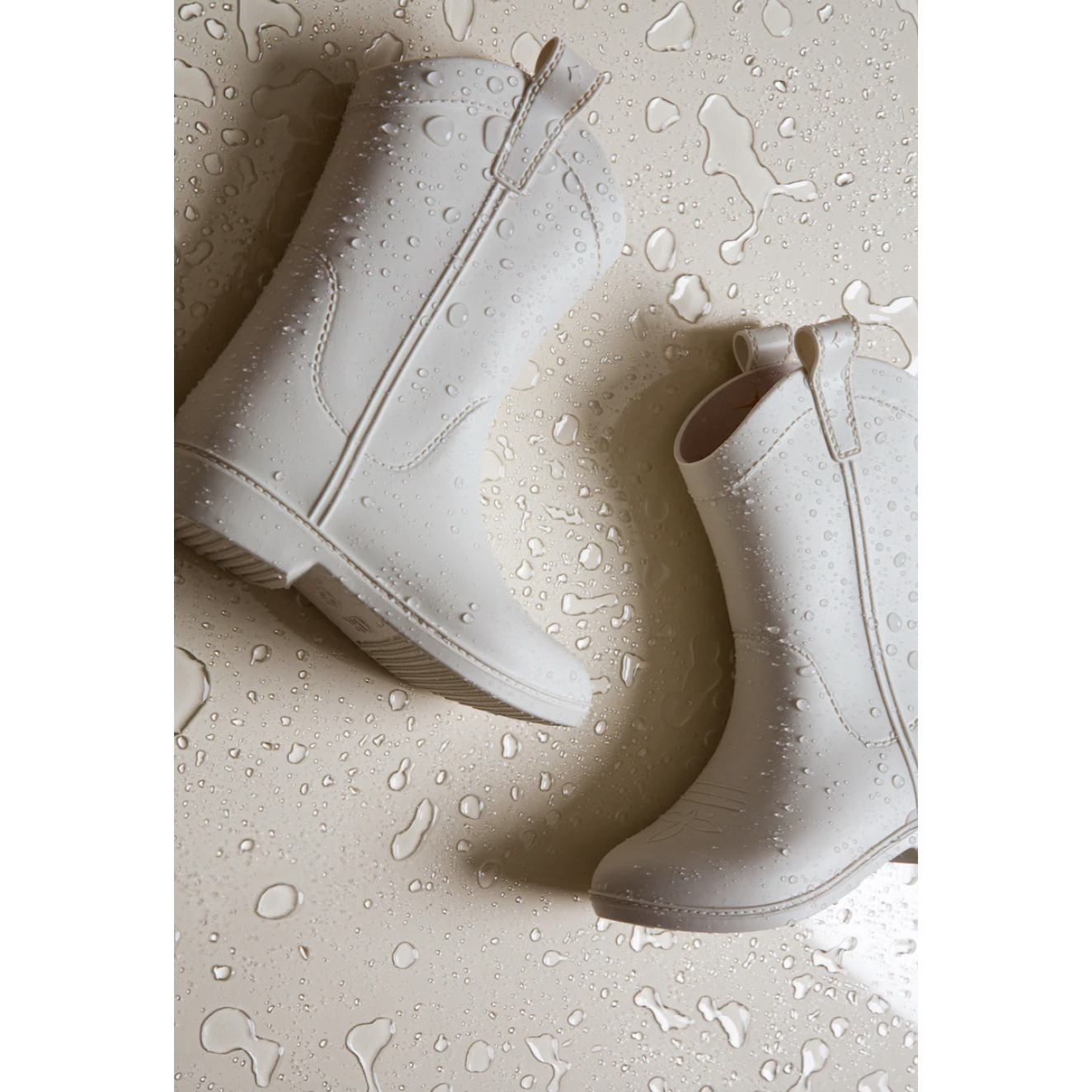 all weather cowboy boots | bone white
